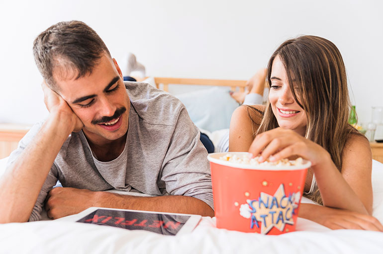 Shows you love and the snacks you can enjoy with them