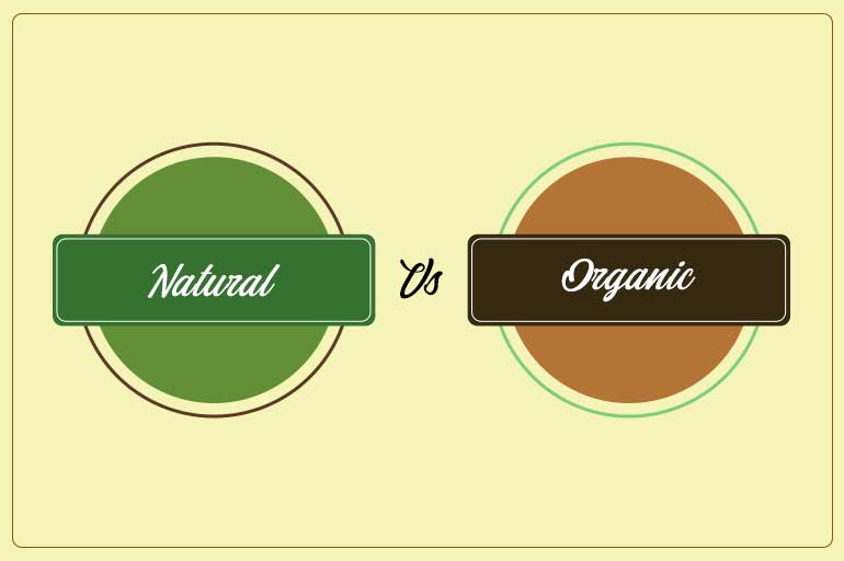 The difference between organic and all-natural foods