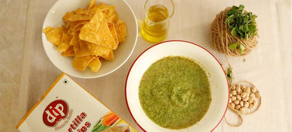 Methi Hummus | Fenugreek Leaves Hummus